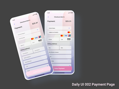 Daily UI 002 Payment Page