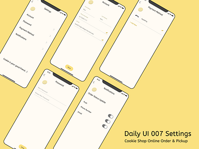 Daily UI 007 Settings