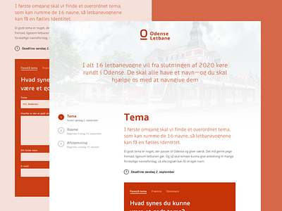 Landing Page for Railway