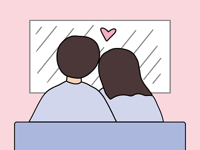 Cute Couple Illustration