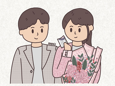 Cute Couple Illustration