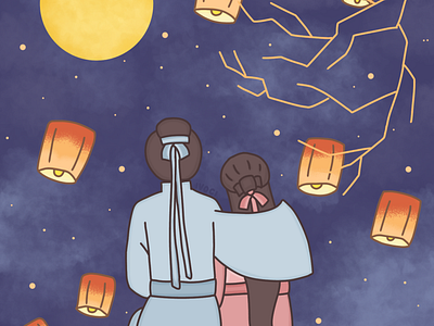 Mid-Autumn Festival Illustration