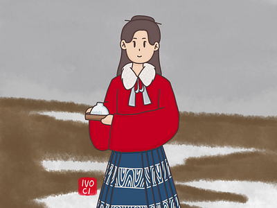 Chinese Clothing Hanfu Illustration