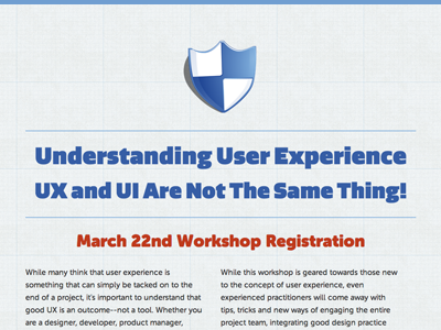 Static Workshop Registration html marketing