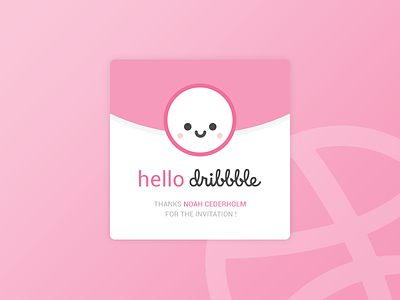 Hello Dribbble ! debut firstshot hello invite