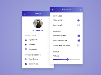 Settings - Daily UI #007