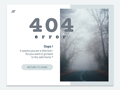 404 Page - Daily UI #008