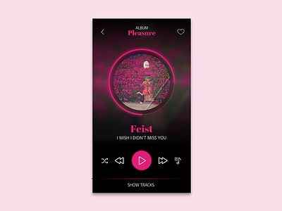 Music player - Daily UI #009 009 app dailyui mobile mobile app music music player player ui ui design