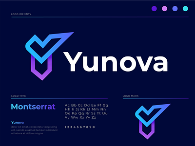 Yunova Modern Logo Design