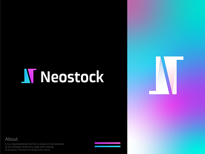 Modern N Letter Logo | Neostock Agency Logo Design