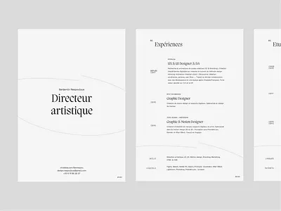 Resume - Curriculum vitae (CV) curriculum template curriculum vitae cv cv template education langage nice font pangram resume resume template simple design skills typography ui work experiences