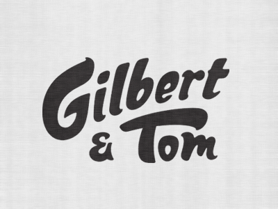 Gilbert Tom design lettering type typography