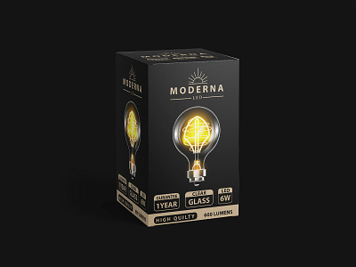 Moderna | Bulb Packaging Design Concept