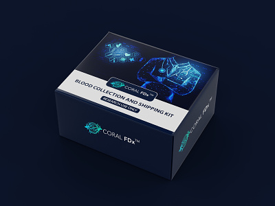 CORAL FDx | Blood Collection Kit Packaging Design box designs box packaging branding design graphic design illustration logo modern new box designs new packaging design ideas new packaging designs package design packaging designs product packaging product packagings vector