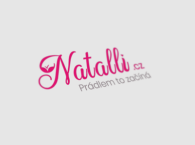 Natalli.cz logo design adobe illustrator logo logodesign vector