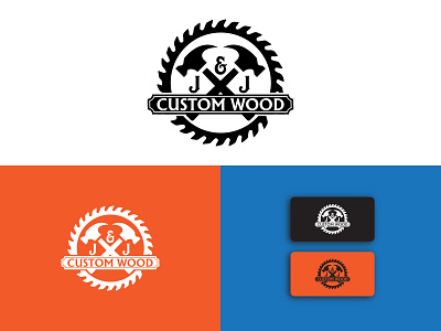 J & J CUSTOM WOOD LOGO