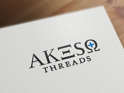 Akeso Threads logo art brand identity branding creative logo flat letter letter logo lettermark logo logodesign logodesigner minimalist logo modern logo razamakhatun typography unique logo