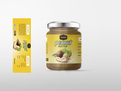 Peanut Butter Jar Label Design by Farhad Hossain on Dribbble