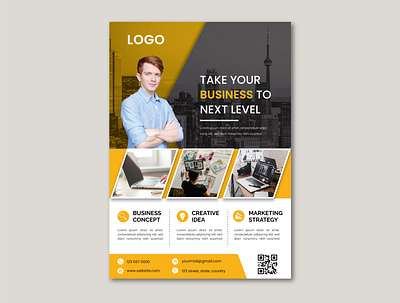 Business and Corporate Flyer business flyer business poster corporate dribble designer dribble flyer dribble poster flyer flyer maker flyer maker online flyer psd flyer template flyers leaflet minimal minimal flyer minimal poster poster poster design poster maker print ready flyer