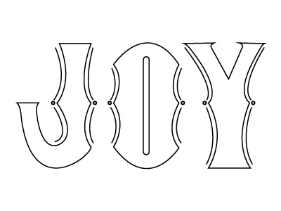 Joy -- Vector christmas graphic design hand type joy type typography vector