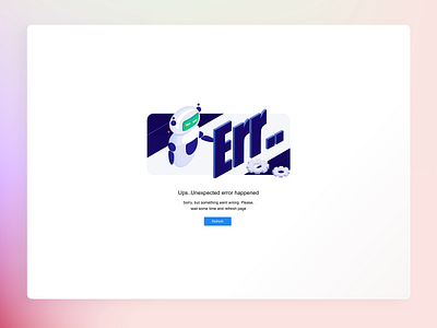 Error page 😭 404 503 abstract error error page panel product product design saas ui ux