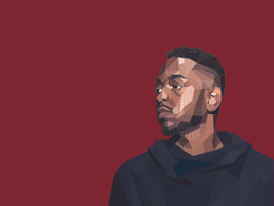 King Kendrick illustation kendrick lamar music portrait rap vector
