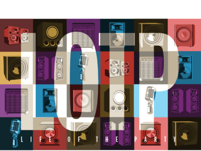 LOTP bold design illustration logo sans serif vector