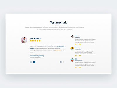 Testimonials client feedback feedback responses review testimonial ui what people say