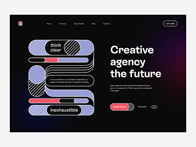 Landing page: home page | Design agency