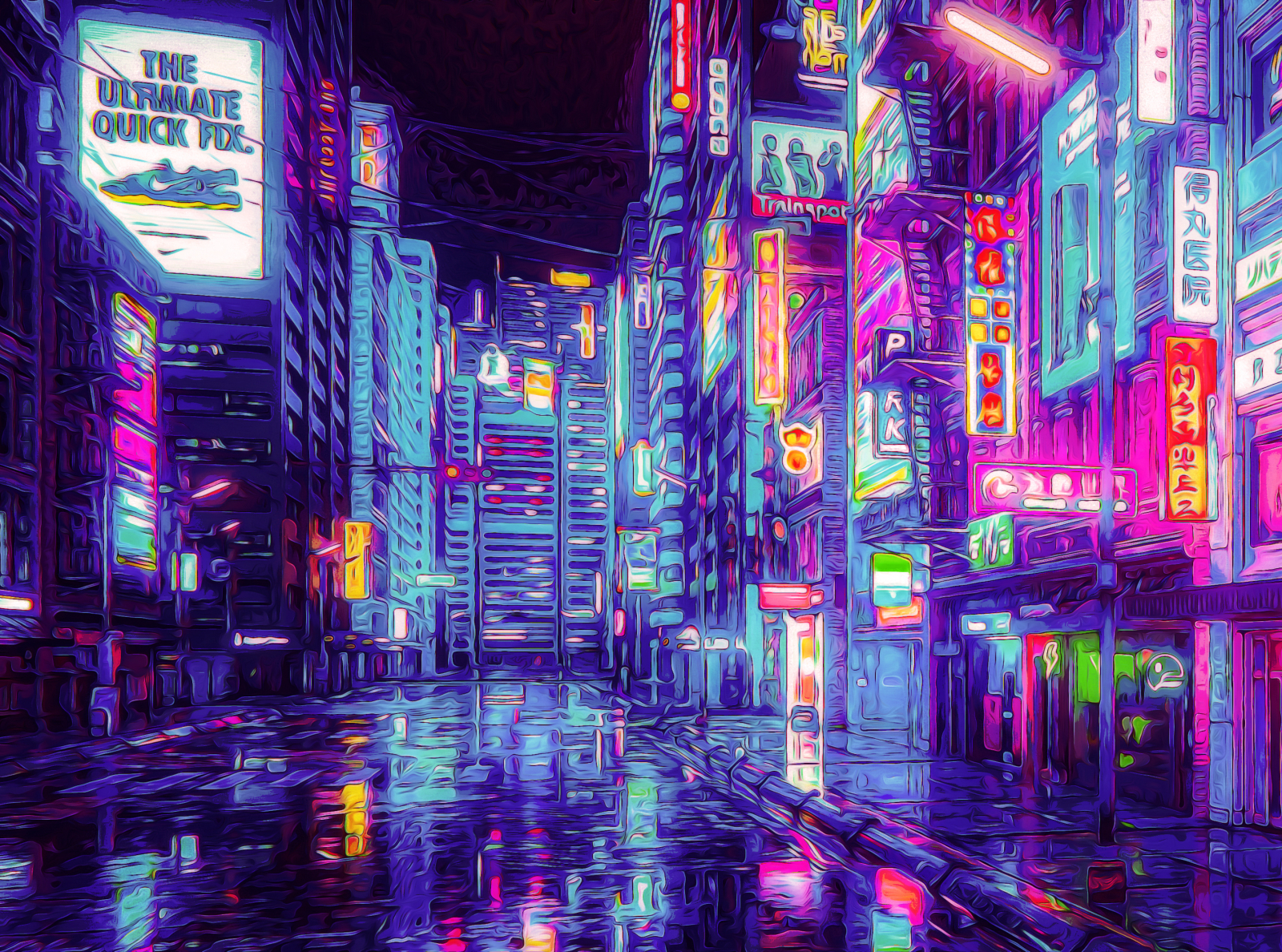 Cyberpunk City by Thomas Sikora on Dribbble