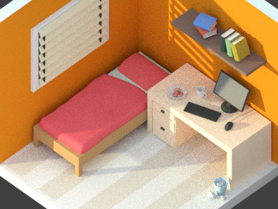 Isometric 3D Room