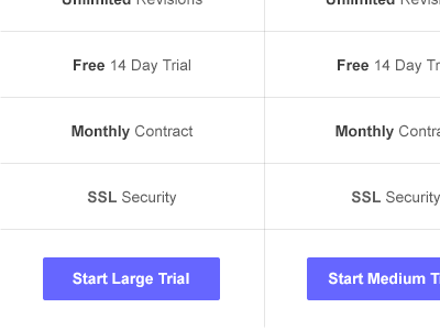 Pricing clean flat interface pricing ui