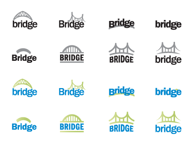 Bridge advocacy bridge graphic design logo