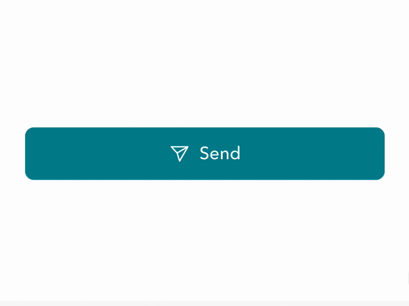 Send button state change animation 2d 2d animation animation button design figma figma animation loading loading animation minimal mobile mobile design mockup motion motion design ui ui design ux ux design web design