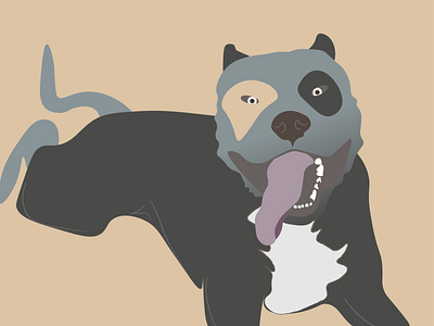 Dog illustration vector