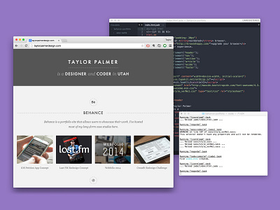 New Portfolio Layout code design development front end portfolio responsive