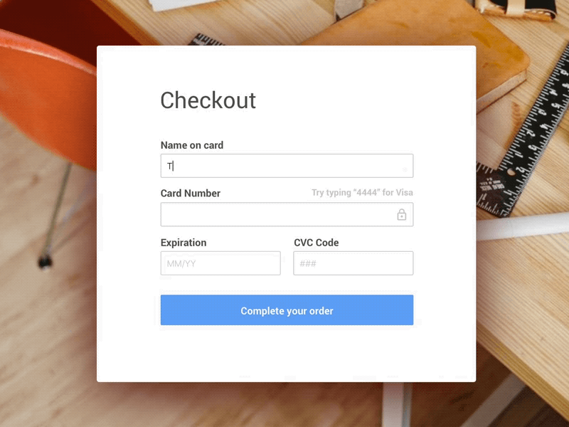 (Update) Framer Checkout credit card field form framer input prototyping realistic text validation