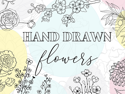 Simple Hand Drawn Flowers