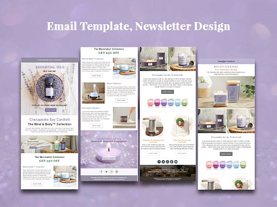 Email Template Newsletter Design branding creative design elegant design email campaign email design email marketing email template graphic design klaviyo mailchimp newsletter product promotional email