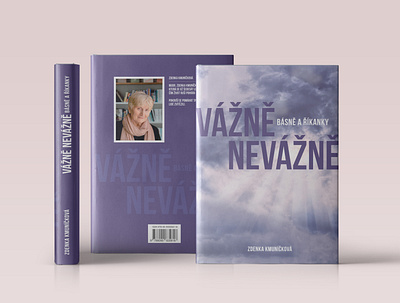 Book / Vážně Nevážně / Zdeňka Kmuníčková book book cover graphic design print