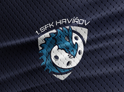 Sport logo / FLOORBALL 1.SFK HAVÍŘOV branding design graphic design identity illustration logo logo design print sport logo vector visual identity