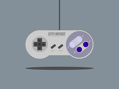 Super Nintendo design graphic art illustration illustrator nintendo snes super nintendo video games