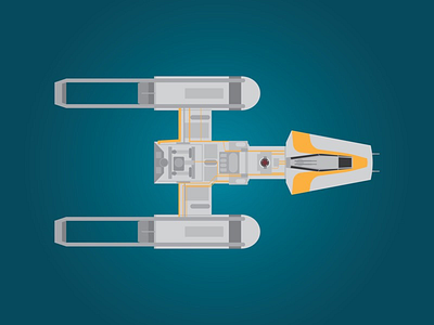 Y-wing goldsquadron koensayr rebel alliance rebelalliance rebellion spaceship starfighter starwars vector y wing ywing