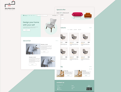 HDesign design e commerce home ui ux website