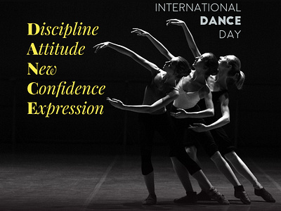 International Day for Disabled creative design flat illustration international dance day typography