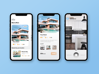 Find Home App (with Mockup) adobe xd mobile app ui design ux design