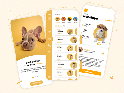 Pet Mobile App | Buy & Adopt 🐶 by Aqib Shayk on Dribbble