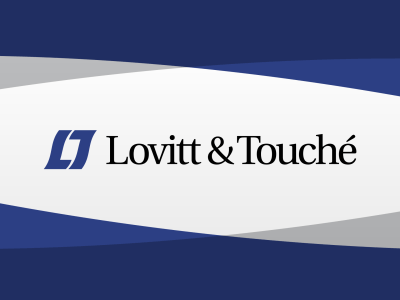 Lovitt & Touche Logo Transition animation graphics logo motion transition type