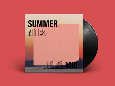 Summer Nites - Mixtape Art akzidenz grotesk condensed album art mixtape music nites soundcloud summer