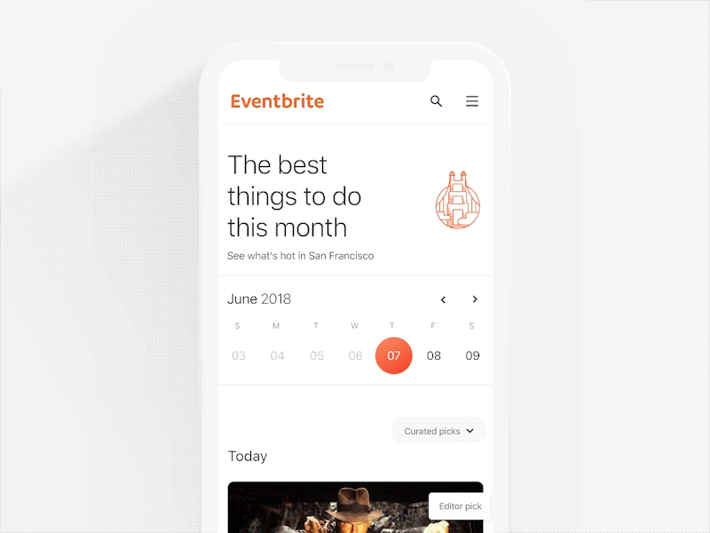 Curated Calendar of Events Prototype